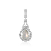 Pendentif en argent et Labradorite rose de Maniry