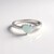 Anello in argento con Acquamarina Brasiliana