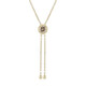 Collier en or et Diamant champagne I2 (de Melo)