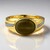 Anello in oro con Apatite Occhio di Gatto (Tenner Diniz)