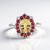 Anello in argento con Berillo Giallo