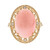 Pinkfarbener Opal-Goldring (CIRARI)