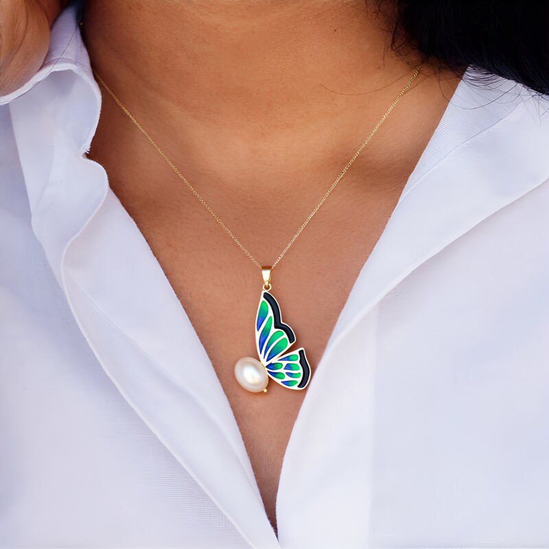 Colgante en plata con Perla Freshwater (TPC)