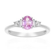 Pinkfarbener Saphir-Goldring (CIRARI)