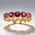 Bague en or et Rubellite AAA du Brésil (de Melo)