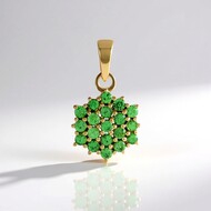 Pendentif en argent et Tsavorite de Lemshuku