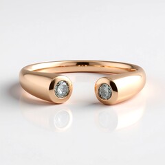 Anello in oro con Diamante Blu Cielo I2 (KM by Juwelo)
