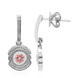Pendientes en plata con Turmalina rosa de Brasil (Pallanova)