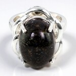 Anello in argento con Opale Leopardo