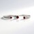 Anello in argento con Rubino Tanzania (de Melo Essence)