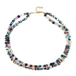 Kunzite Silver Necklace