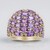 Anello in oro con Zaffiro Ceylon Porpora