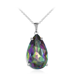 Collana in argento con Quarzo Mistico