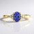 Anillo en oro con Tanzanita AAA (CIRARI)