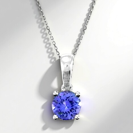 Collana in oro con Tanzanite AAA