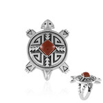 Anello in argento con Diaspro Rosso  (Desert Chic)