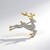 Broche en argent et Zircon (Adela Silber)