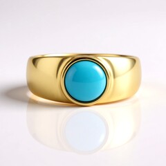 Anello in argento con Turchese Sleeping Beauty