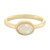 Welo-Opal-Silberring (MONOSONO COLLECTION)