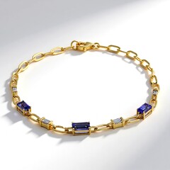 Bracciale in oro con Tanzanite AAA (CIRARI)