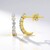 Orecchini in oro con Diamante SI1 (G) (Annette)