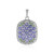Pendentif en argent et Tanzanite