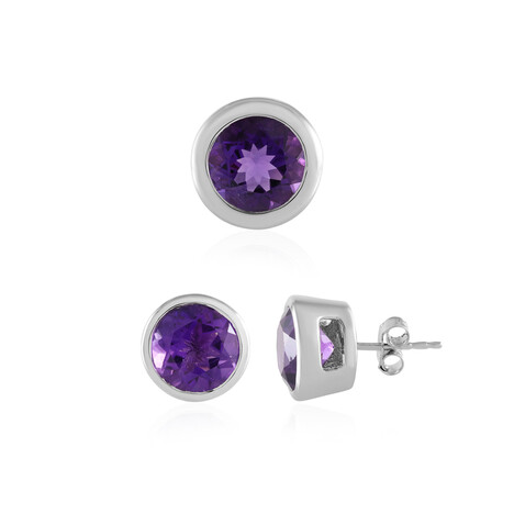 Siberian Amethyst Silver Set