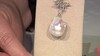 Zilveren hanger met een Witte zoetwater kweekparel