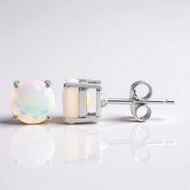 Welo-Opal-Silberohrringe