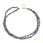 Rainbow Moonstone Silver Necklace