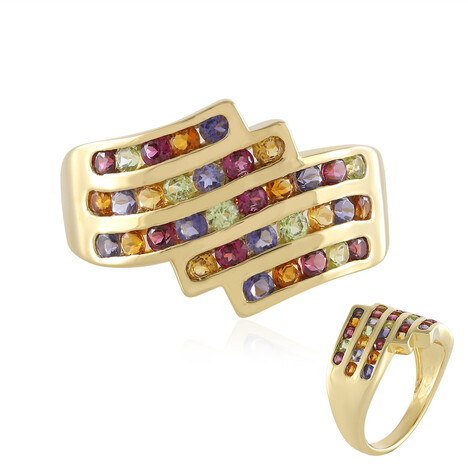 Anillo en plata con Peridoto