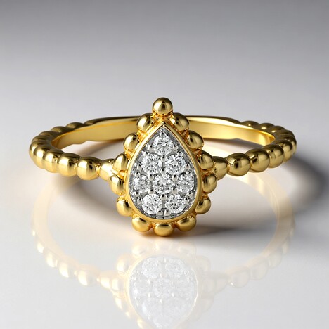 Anello in oro con Diamante SI1 (G) (Annette)