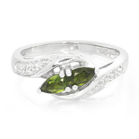 Kupfer-Turmalin-Silberring