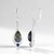 Orecchini in argento con Labradorite Blu Maniry (KM by Juwelo)