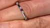 Bague en argent et Spinelle rouge noble