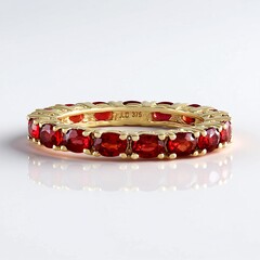 Anello in oro con Rubino Tanzania