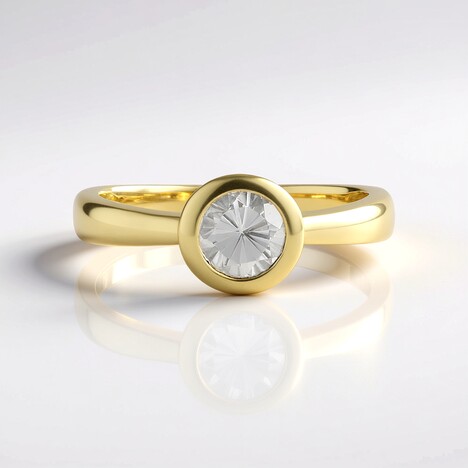 Anello in oro con Zircone (de Melo Gold)