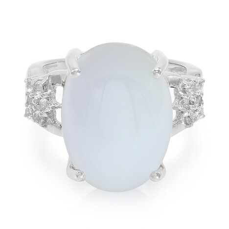 Türkischer Chalzedon-Silberring