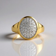 Anello in oro con Diamante SI2 (H) (de Melo Gold)