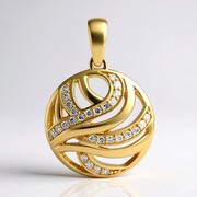 Pendentif en or et Diamant I2 (H) (de Melo Gold)