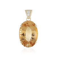 Pendentif en or et Béryl doré (AMAYANI)