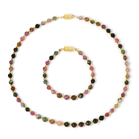 Set en plata con Turmalina (Riya)