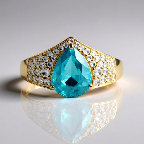 Anello in oro con Zircone Ratanakiri (Adela Gold)