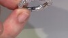 Zilveren ring met witte topaasstenen