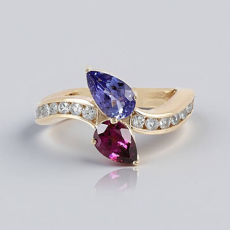 Bague en or et Tanzanite (Adela Gold)