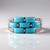 Bague en argent et Turquoise Sleeping Beauty (Faszination Türkis)