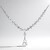 Collana in argento con Topazio Bianco