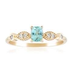 Brasilianischer Paraiba-Turmalin-Goldring