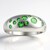 Anello in argento con Tsavorite AAA del Kenia