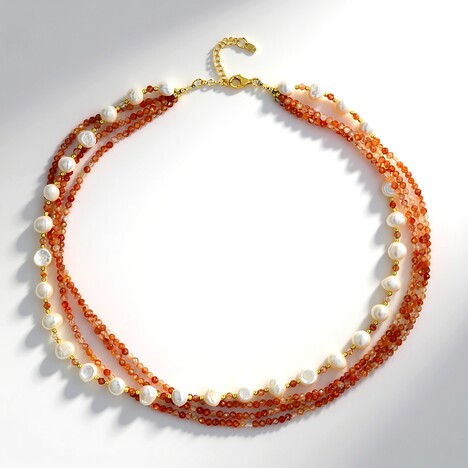 Collana in argento con Pietra del Sole (Riya)